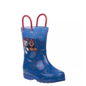 Nickelodeon Paw Patrol Blue and Red Kids Boots Size 7/8